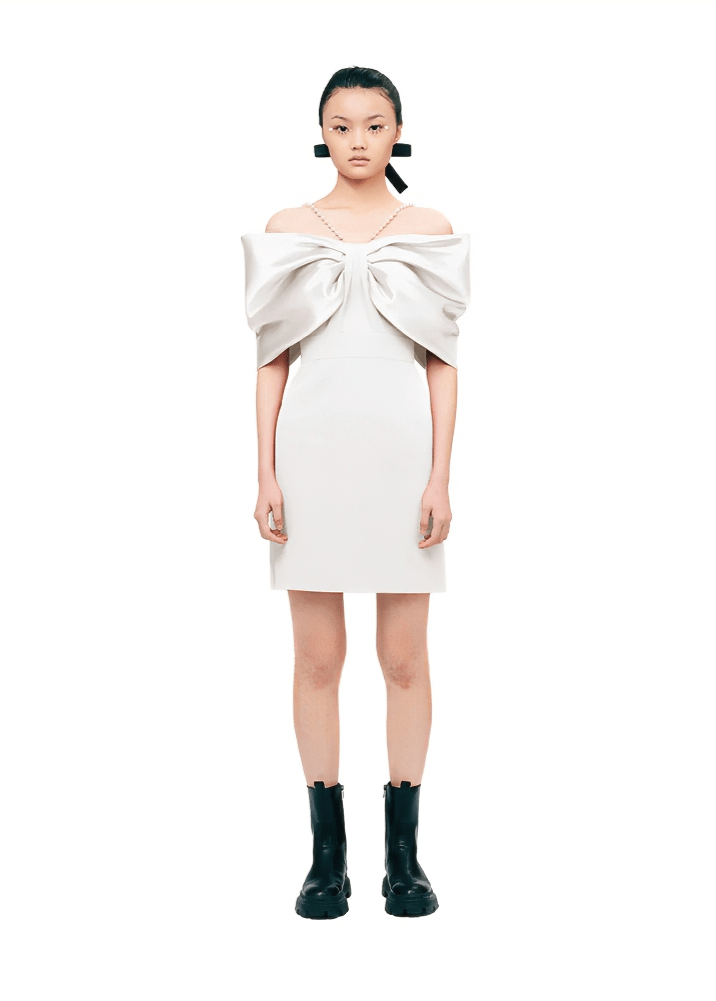 off - shoulder cocktai dress - Vera Lumina