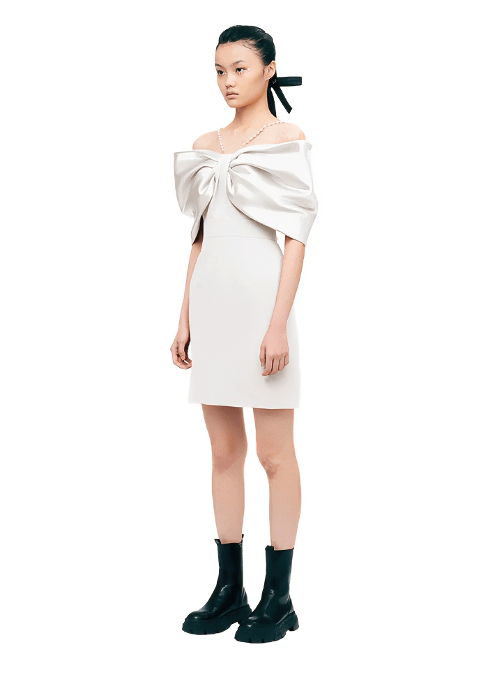 off - shoulder cocktai dress - Vera Lumina