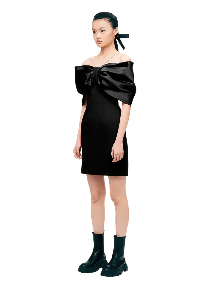 off - shoulder cocktai dress - Vera Lumina