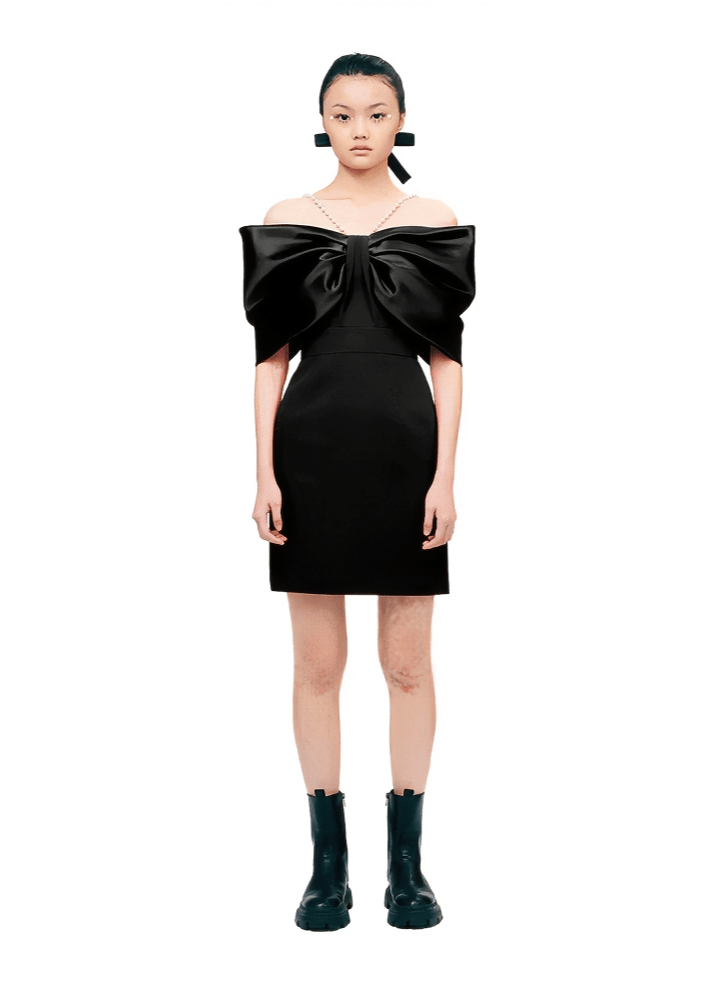 off - shoulder cocktai dress - Vera Lumina