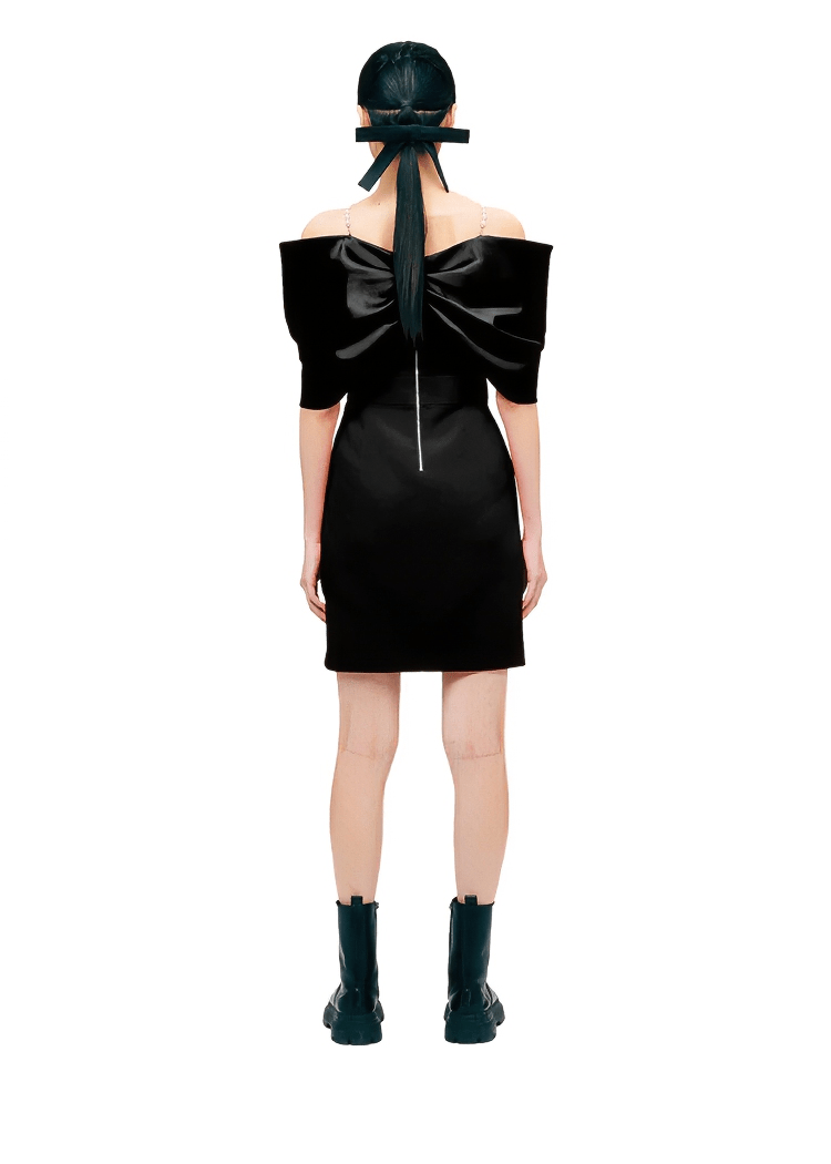 off - shoulder cocktai dress - Vera Lumina