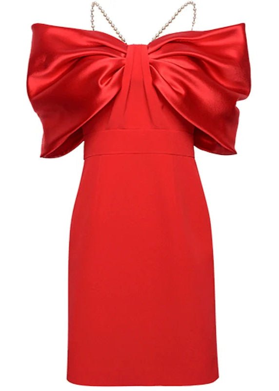 off - shoulder cocktai dress - Vera Lumina