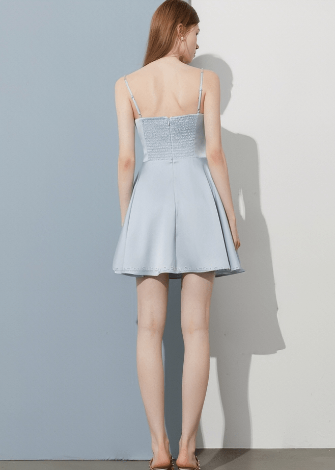 ORIGAMI FOLD BUSTIER DRESS - Vera Lumina