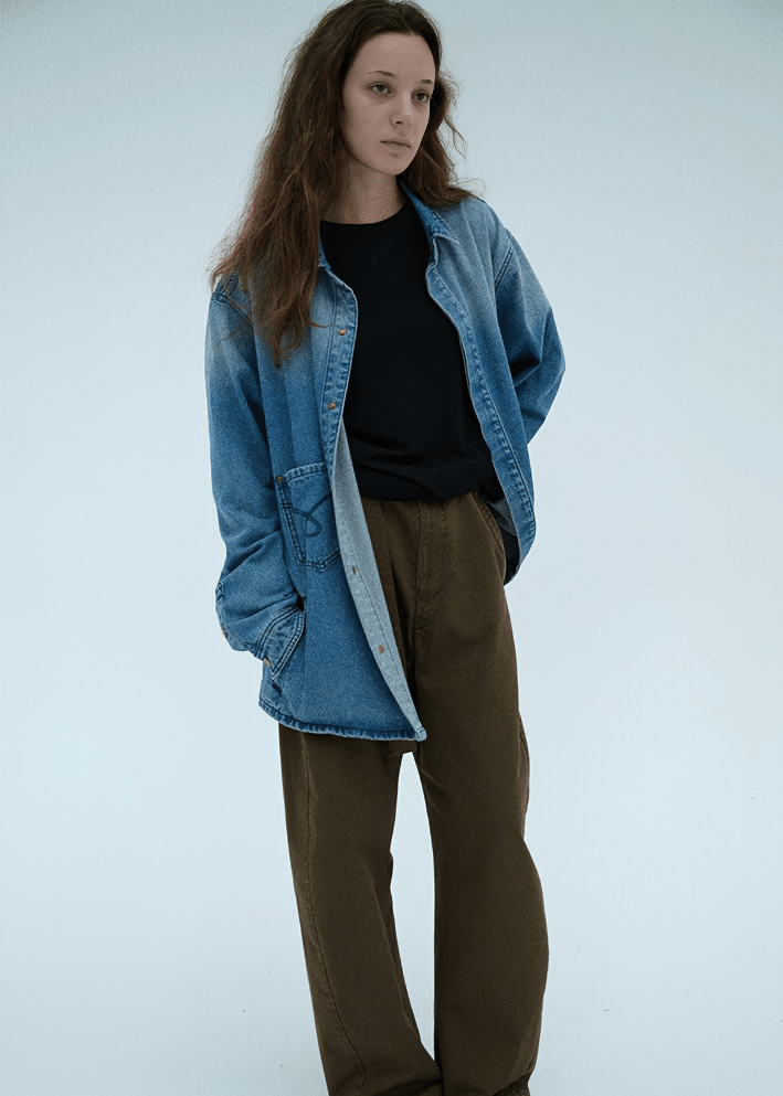 OVERSIZED DENIM WORKWEAR - Vera Lumina