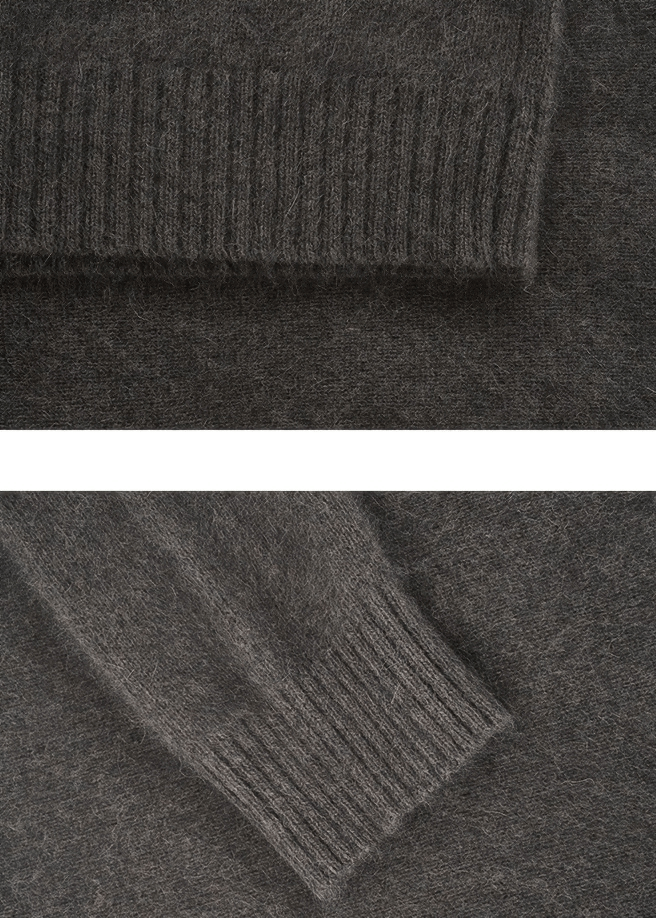 OVERSIZED RIBBED KNIT PULLOVER - Vera Lumina