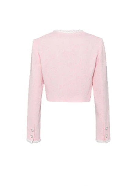 patchwork embroidered shorts jacket - Vera Lumina
