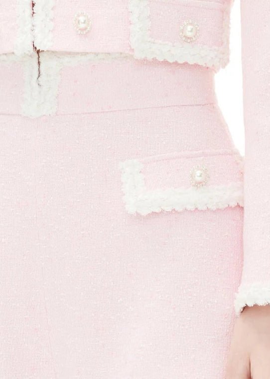 patchwork embroidered shorts skirt - Vera Lumina