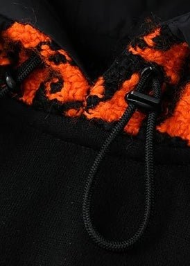 Patchwork houndstooth sweat shirt - Vera Lumina