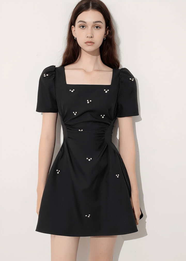 PEARL SCATTERED WRAP DRESS - Vera Lumina