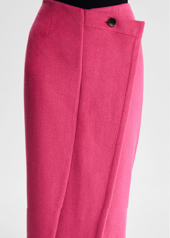 pin tweed ruffle skirt - Vera Lumina