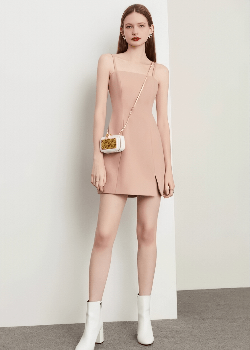 Pink Camisole Dress - Vera Lumina