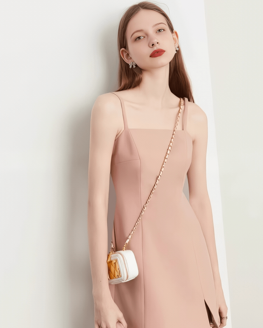 Pink Camisole Dress - Vera Lumina