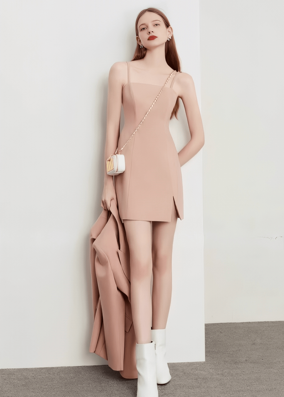 Pink Camisole Dress - Vera Lumina