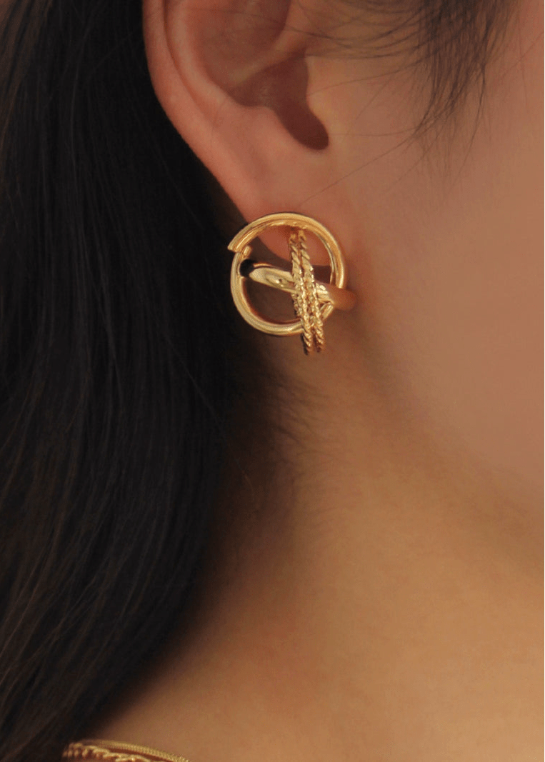 Planetary orbits earrings - Vera Lumina