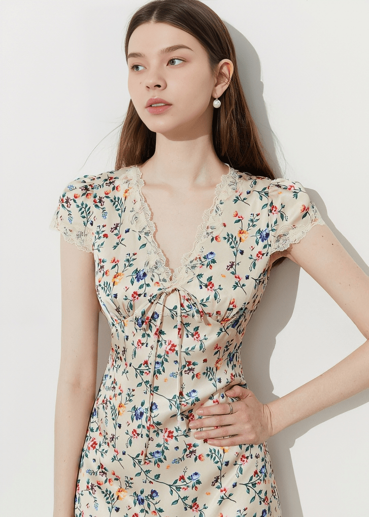 PRAIRIE BLOOM MIDI DRESS - Vera Lumina