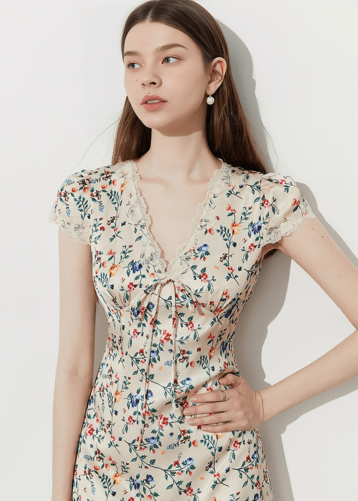PRAIRIE BLOOM MIDI DRESS - Vera Lumina