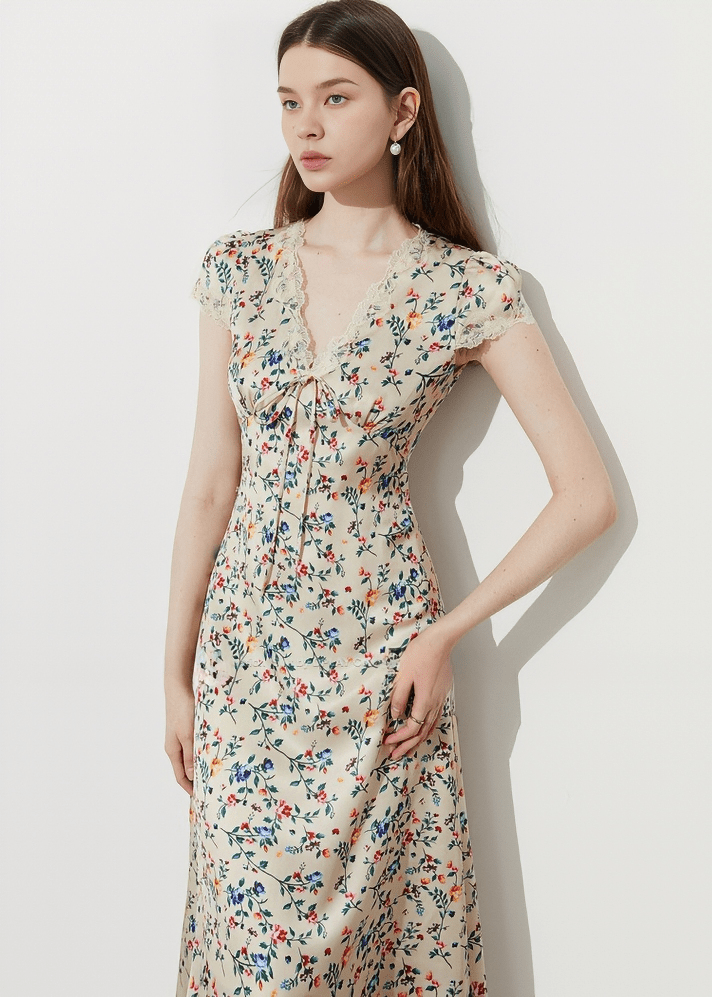 PRAIRIE BLOOM MIDI DRESS - Vera Lumina