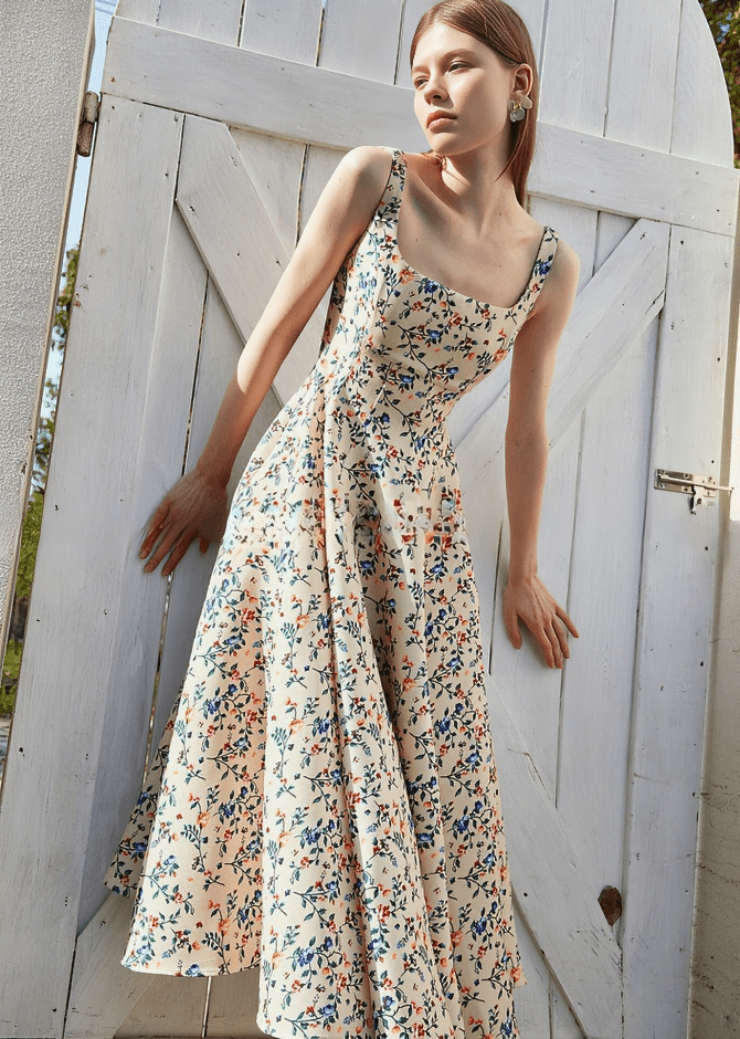 PRAIRIE BLOSSOM MAXI DRESS - Vera Lumina