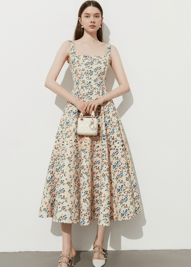PRAIRIE BLOSSOM MAXI DRESS - Vera Lumina