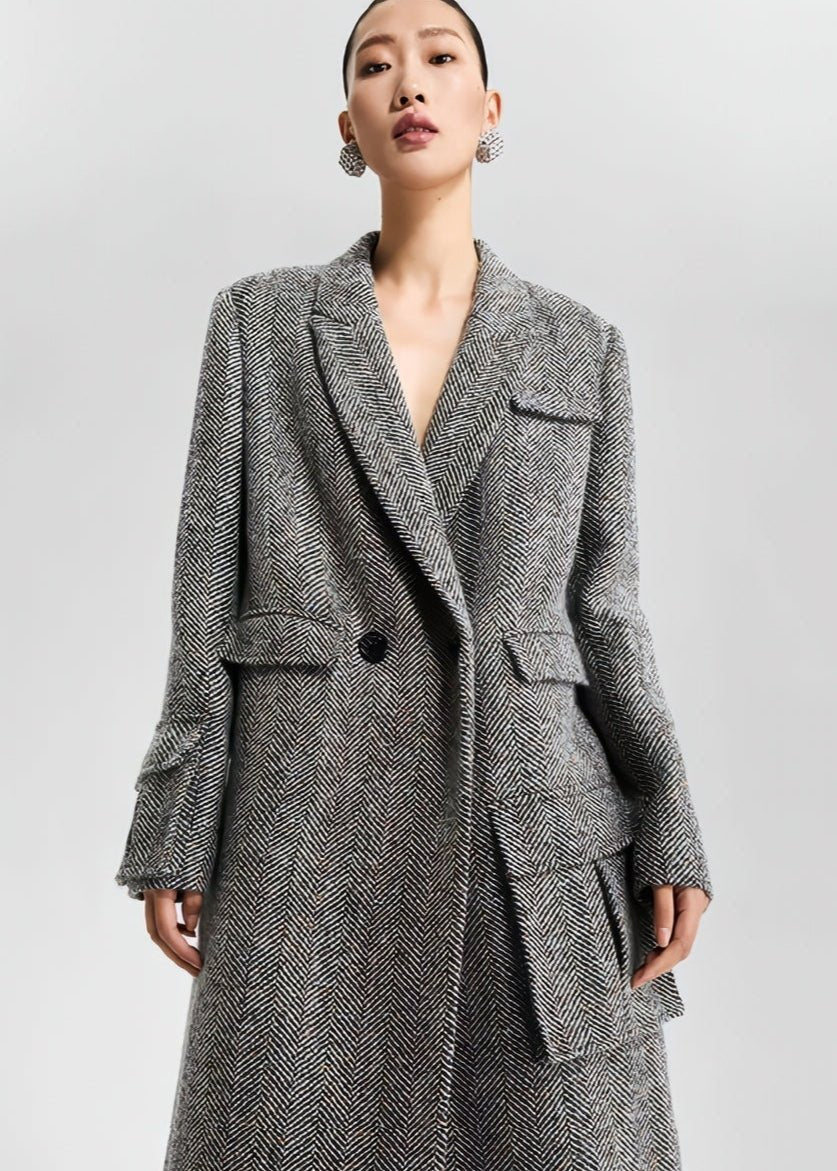 Premium tweed coat - Vera Lumina