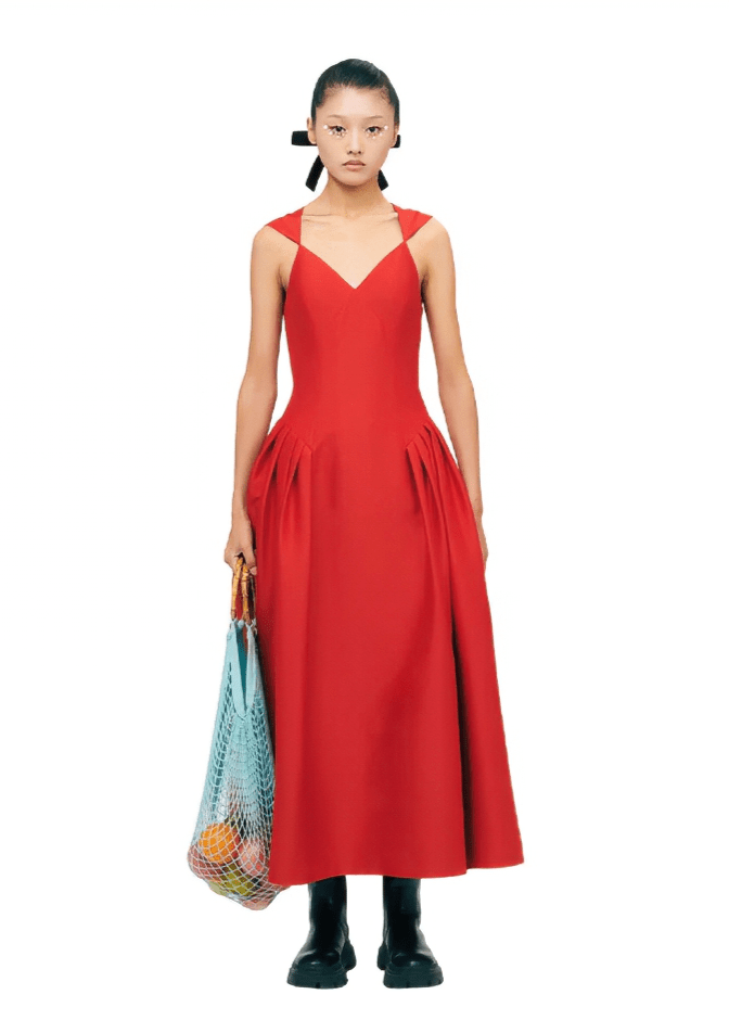 pressed pleats dress - Vera Lumina