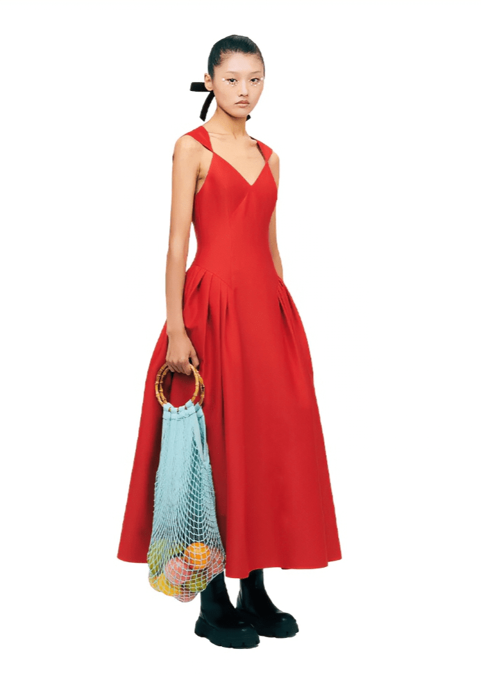 pressed pleats dress - Vera Lumina