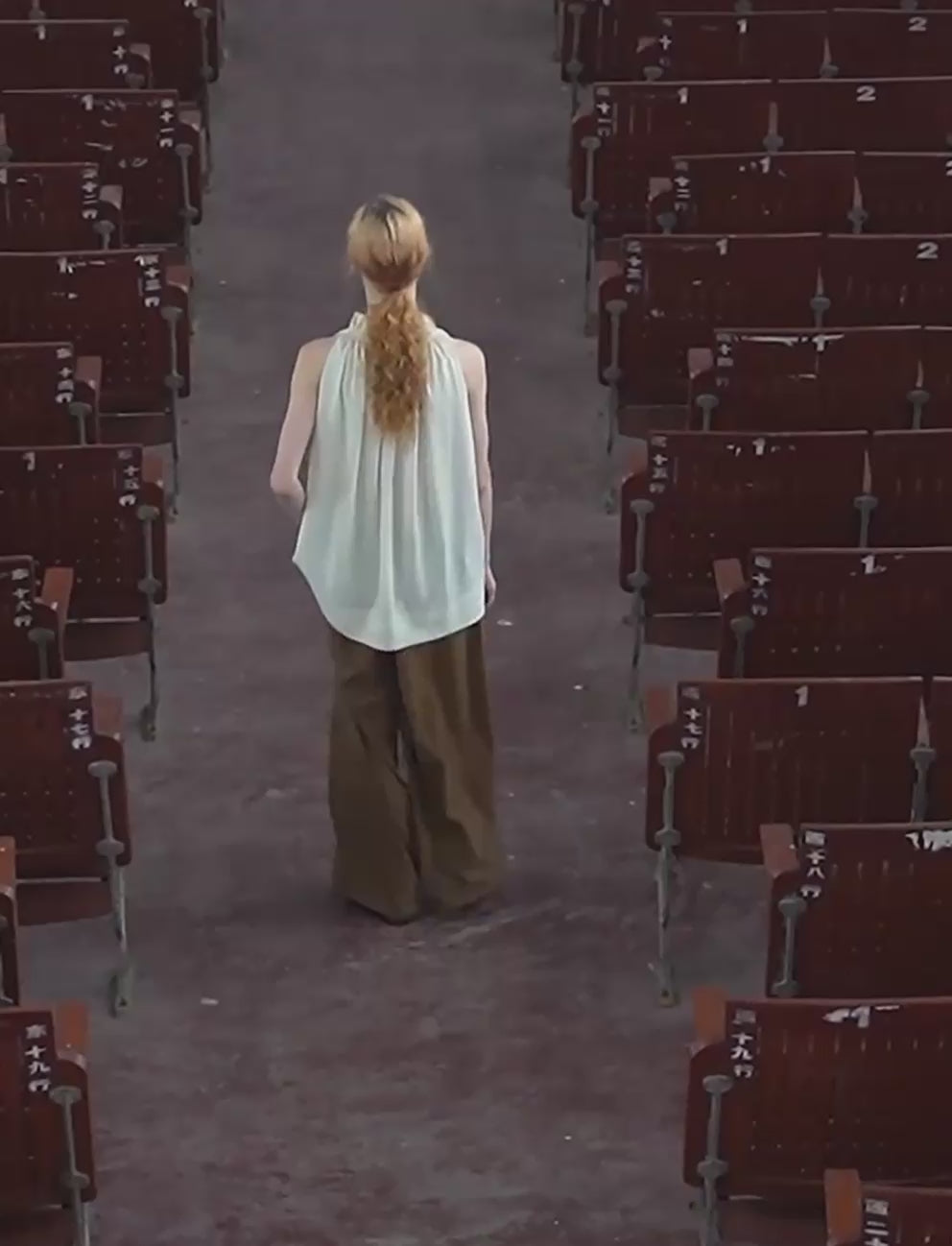 Gesammelte Halfter -Drape -Oberseite