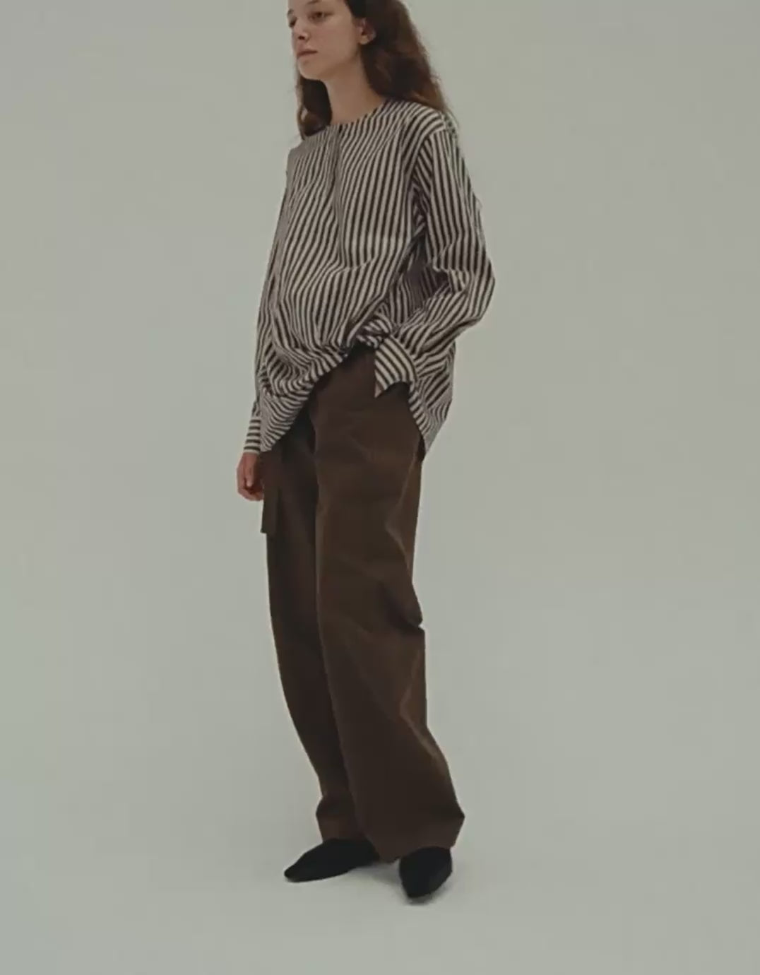SEAMED CARGO TROUSERS