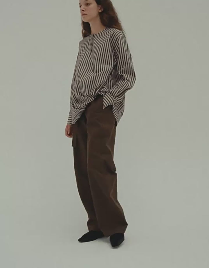 SEAMED CARGO TROUSERS