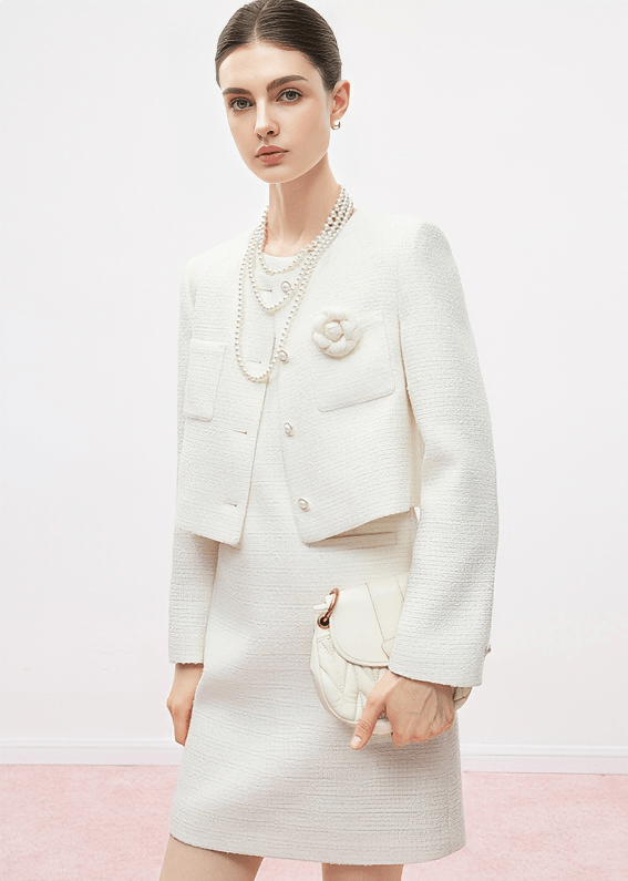 PRISTINE CAMELLIA JACKET - Vera Lumina