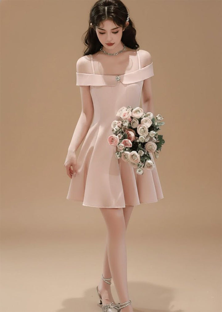 ビジューアクセントオフショルフレアドレス - Vera Lumina