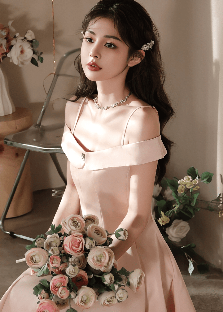 ビジューアクセントオフショルフレアドレス - Vera Lumina