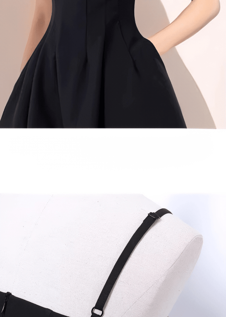 キャミソールフロントスリットフレアドレス - Vera Lumina