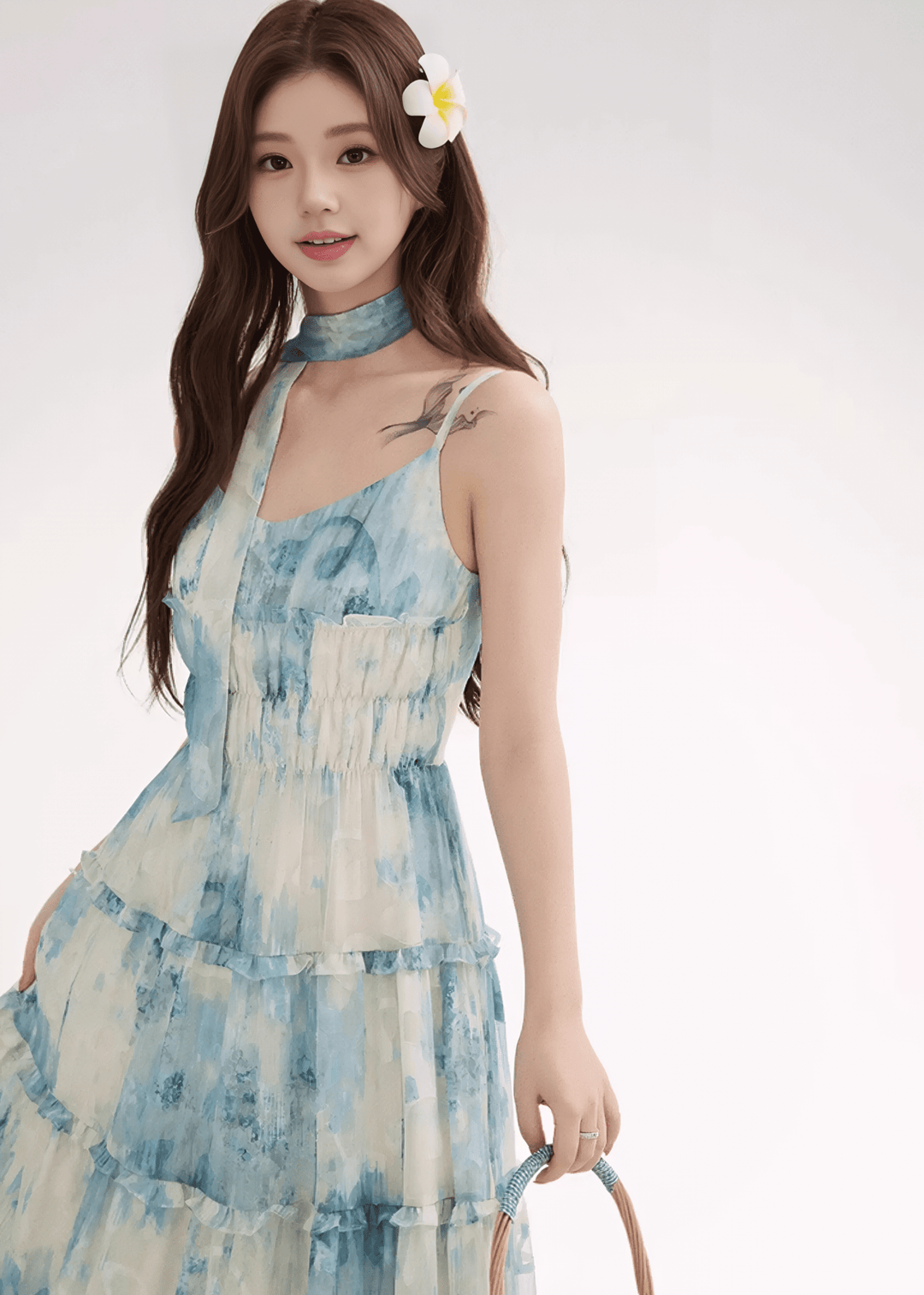 フローラルティアードキャミマキシドレス - Vera Lumina