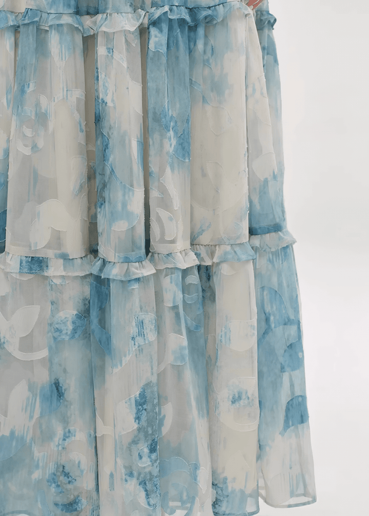 フローラルティアードキャミマキシドレス - Vera Lumina