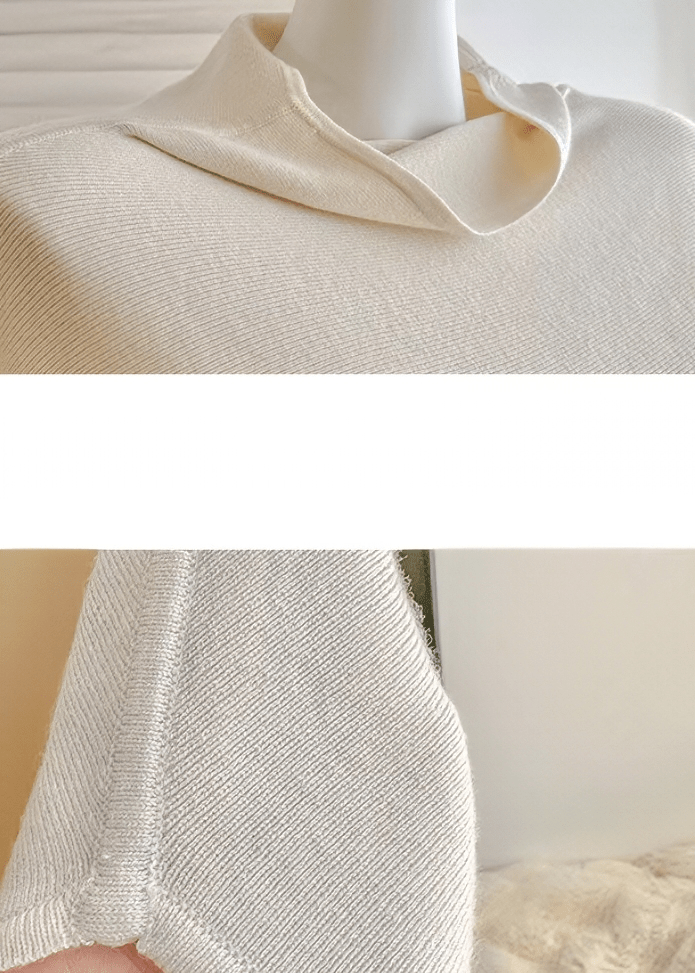 ケープスリーブハイネックニット - Vera Lumina