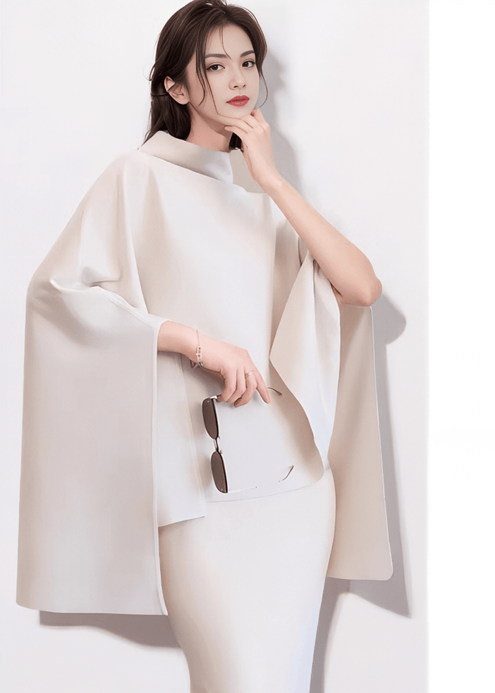 ケープスリーブハイネックニット - Vera Lumina