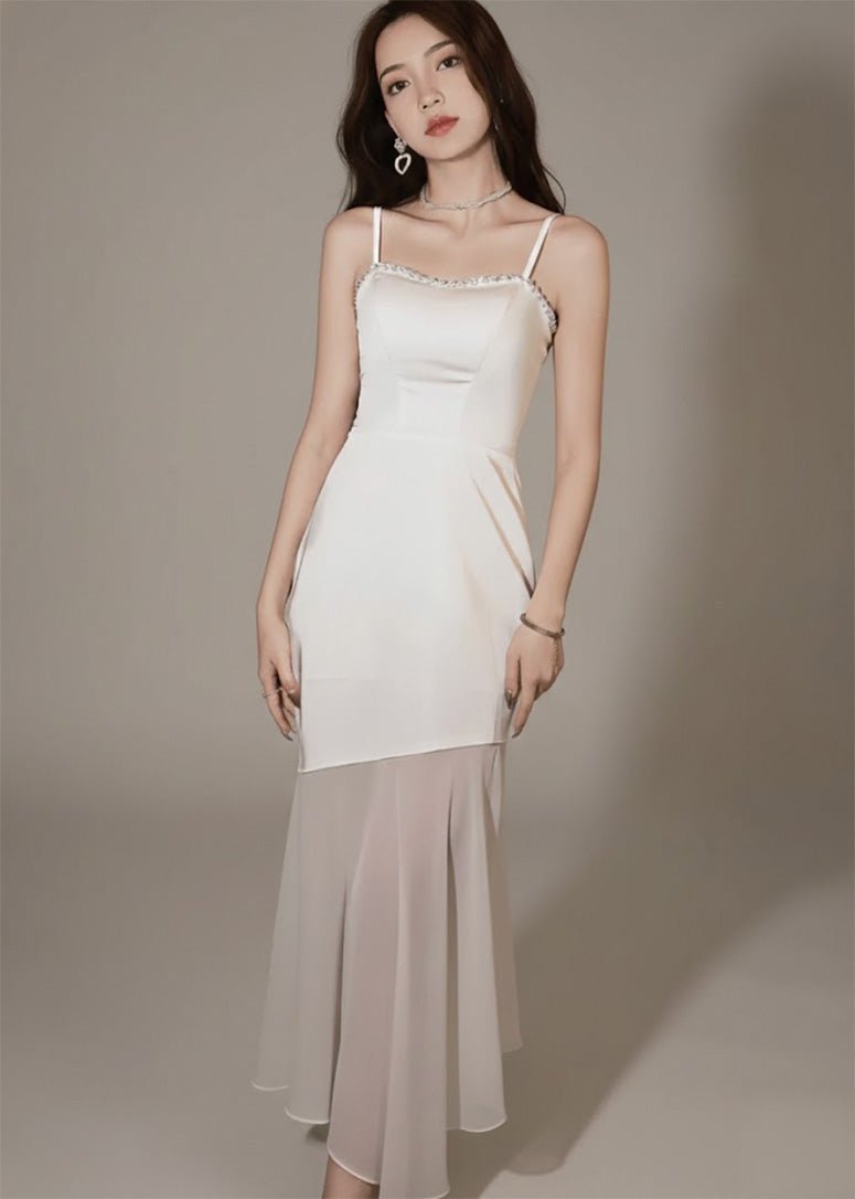 ビジューラインシアーフレアドレス - Vera Lumina