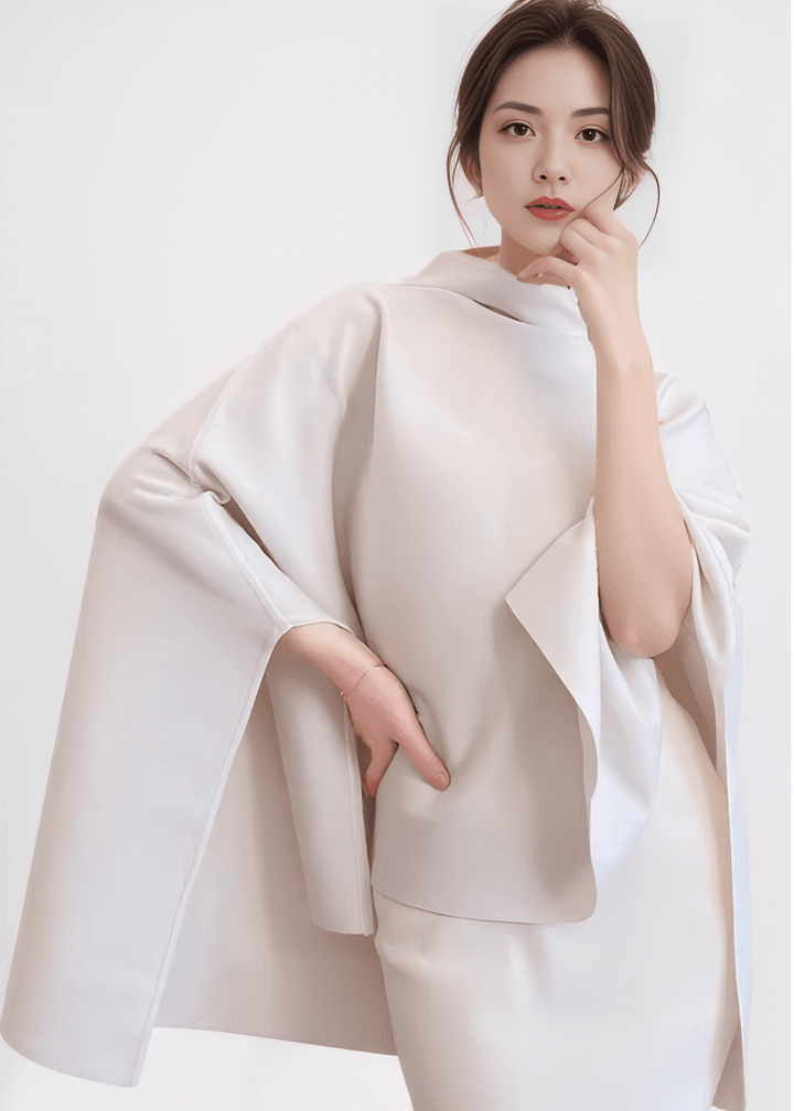 ケープスリーブハイネックニット - Vera Lumina