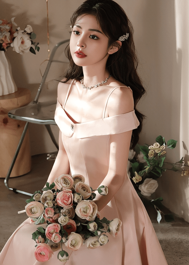 ビジューアクセントオフショルフレアドレス - Vera Lumina