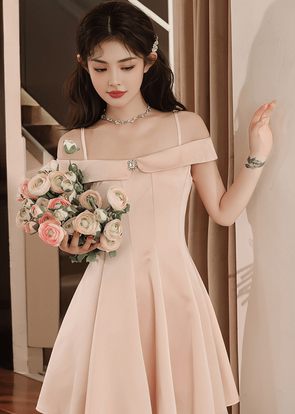 ビジューアクセントオフショルフレアドレス - Vera Lumina