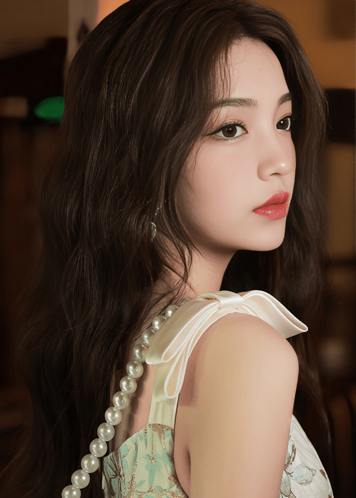 グリッターラインホルターマーメイドドレス - Vera Lumina