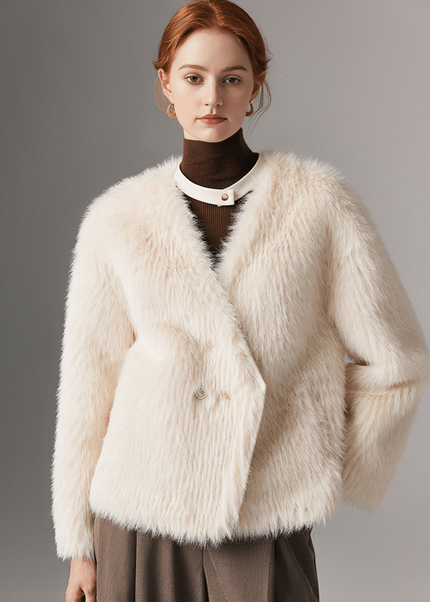 RADIANT FUR JACKET - Vera Lumina