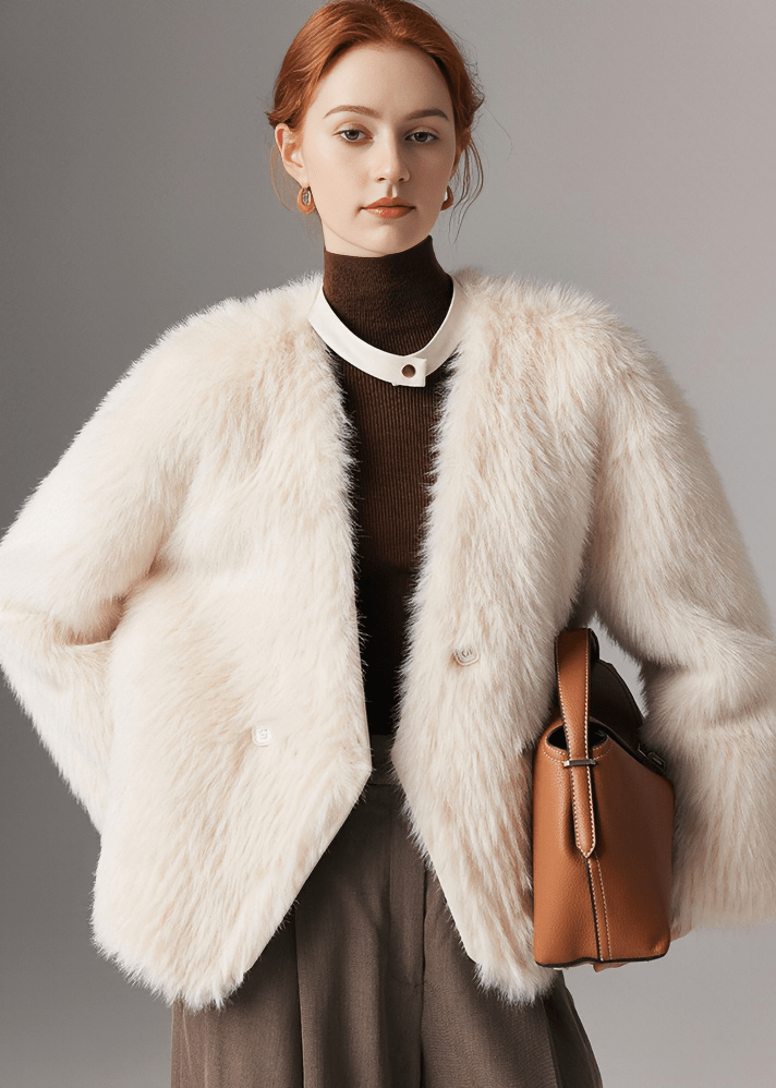 RADIANT FUR JACKET - Vera Lumina