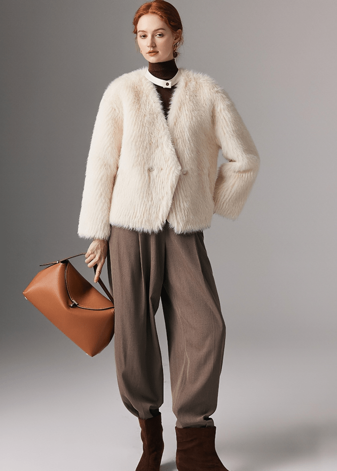 RADIANT FUR JACKET - Vera Lumina