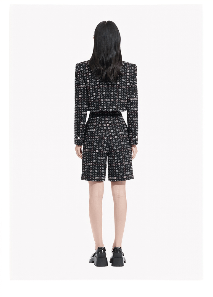 rebellious short tweed jacket - Vera Lumina