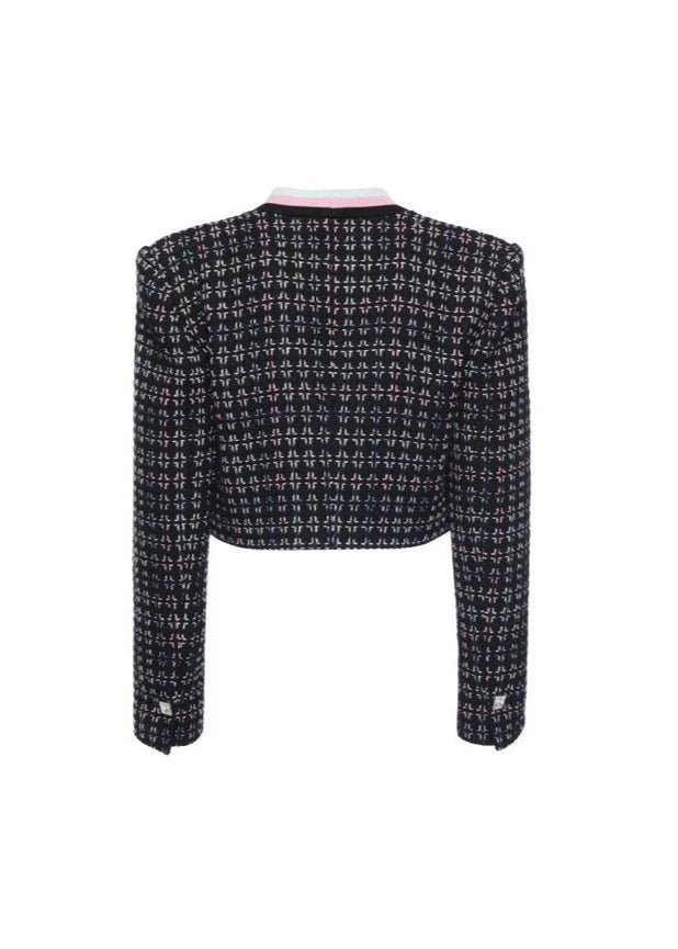 rebellious short tweed jacket - Vera Lumina