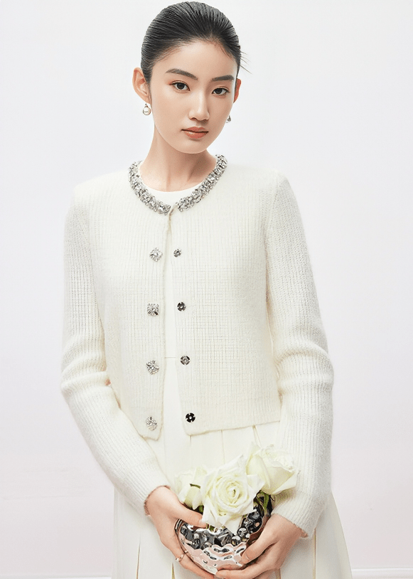 REGALIA MOHAIR CARDIGAN - Vera Lumina