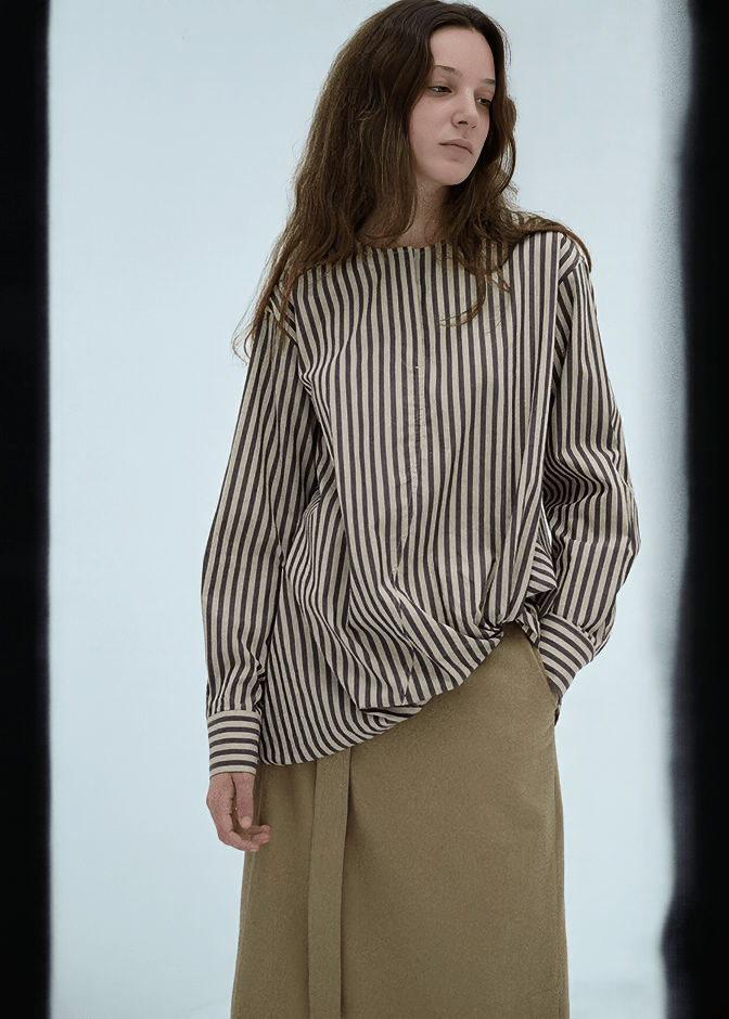RELAXED FIT OVERSIZED SHIRT - Vera Lumina