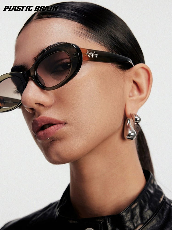 Retro Cat's Eye Sunglasses - Vera Lumina